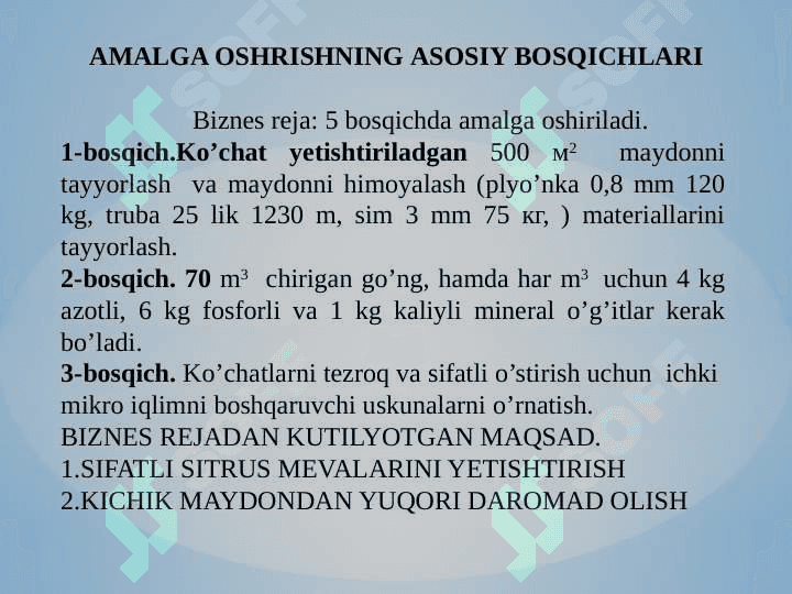 Sitrus mevalarini yetishtirish 4