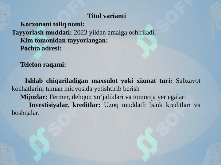 Sabzavot ko‘chatlar yetishtirish 2