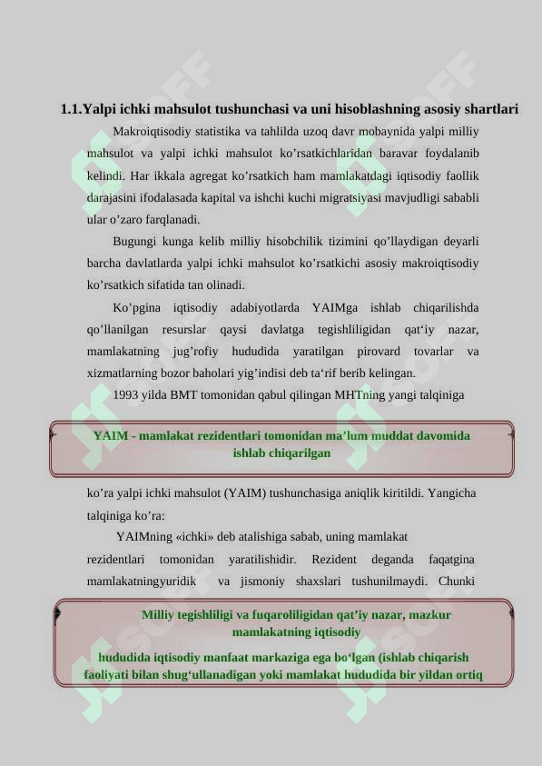 Yalpi ichki mahsulot tushunchasi 3