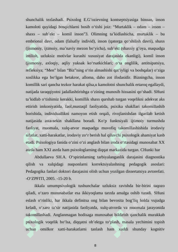 Iroda nazariyalari 8