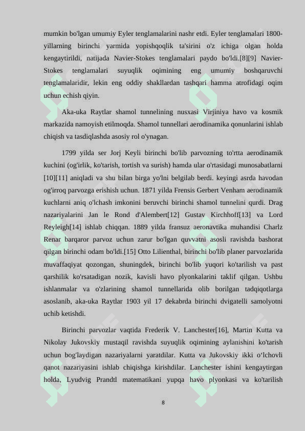 Diffuzorli varaqlarni loyihalash va modellashtirish 8