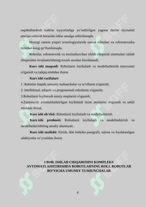 Robotlarni loyihalash va modellashtirish 4