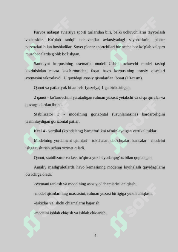 Samolyot modelini loyihalash va modellashtirish 6
