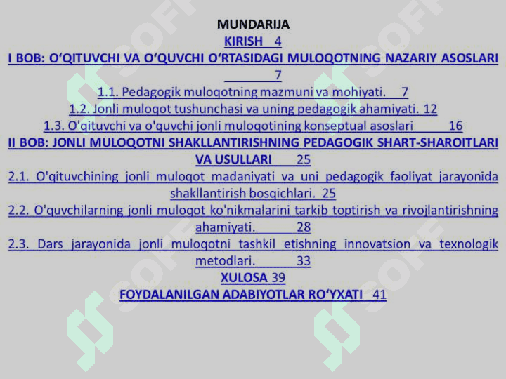 O’qituvchi va o’quvchi o’rtasida jonli muloqotni tashkil etish usullari 2