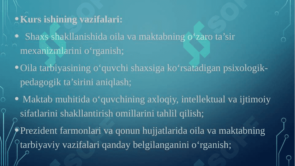 oilada va maktabda o’quvchilar shaxsini shakllantirish 8