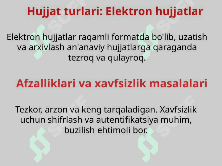 Hujjat turlari va xususiyatlari Tashkiliy hujjatlar 7