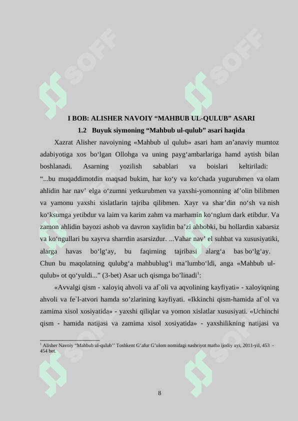 Alisher Navoiy “Mahbub ul-qulub” asari qiyosiy tahlili 8