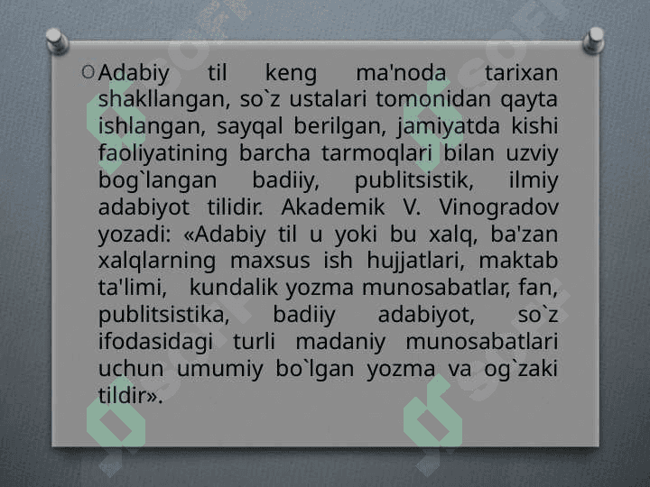 Adabiy til va so‘zlashuv tili 3