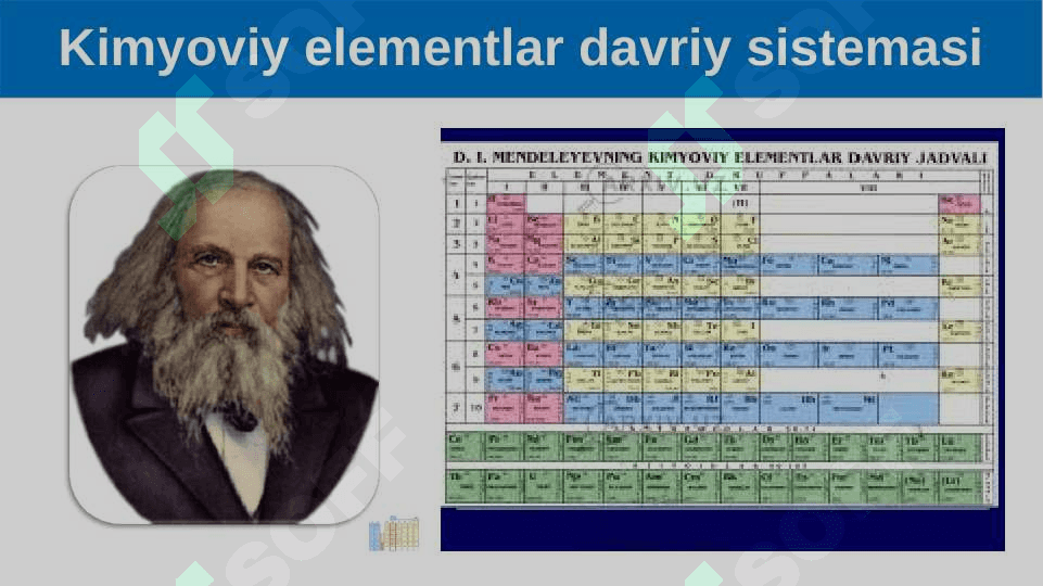 Elementlar davriy sistemasi va davriy qonun 2