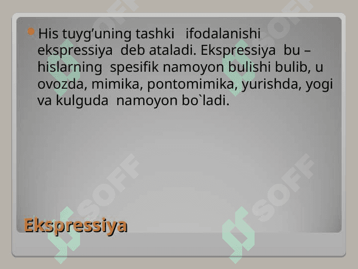 Emotsiyani eksperimental o'rganish 6