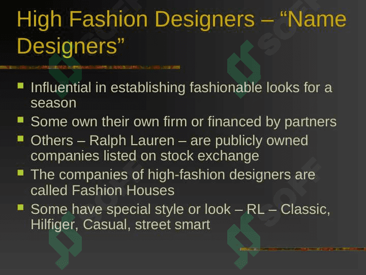 Fashion and design 3