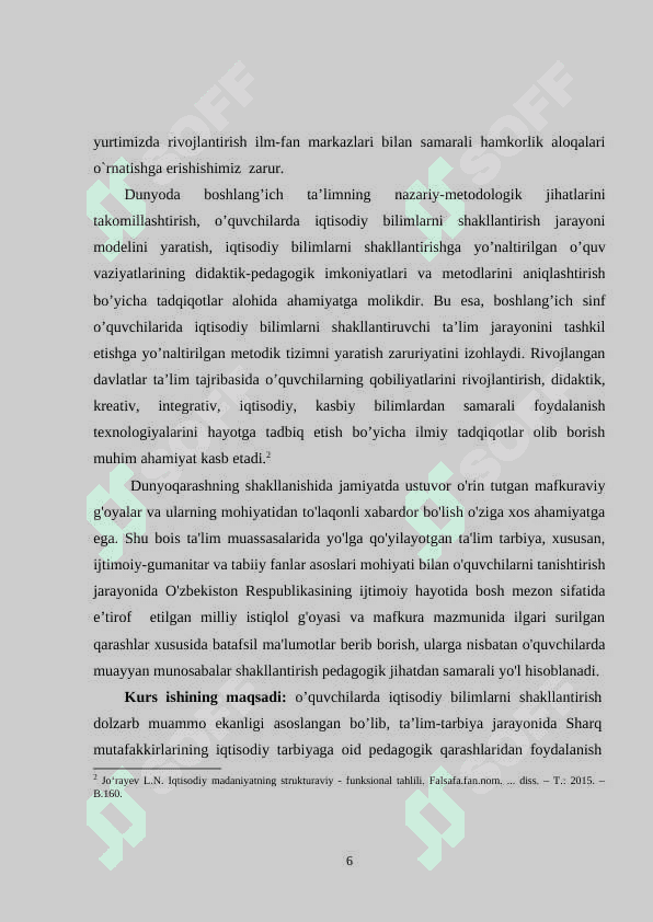 Boshlangich sinf o’quvchilarini tarbiyalashda tejamkorlikdan foydalanish 6
