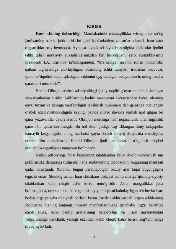 Hamid Olimjonning adabiyotshunoslikdagi tanqidi 3