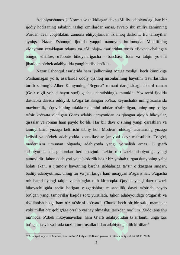 Nazar Eshonqul badiiy publitsist 5