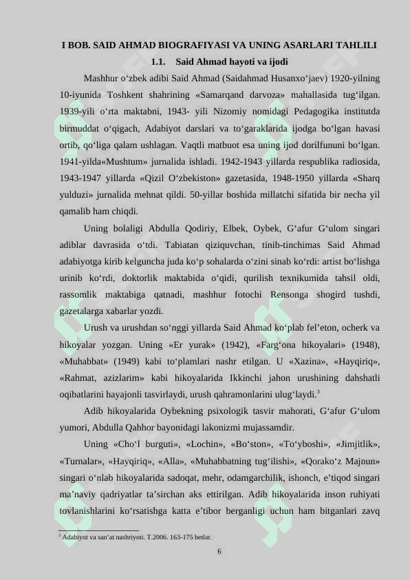 Said Ahmadning “Ufq” trilogiyasida davr va shaxs talqini 6