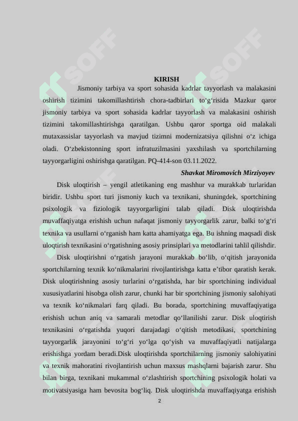Disk uloqtirish turlar texnikasini o‘rgatish 2
