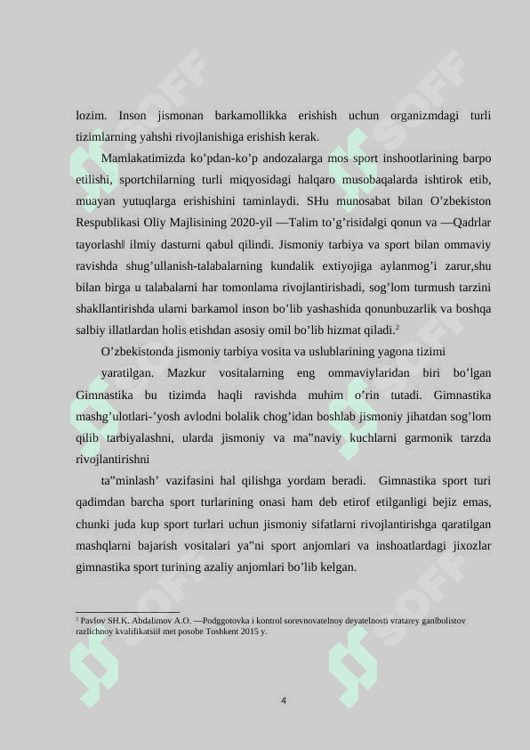 Gimnastikaning rivojlanish tarixi 4