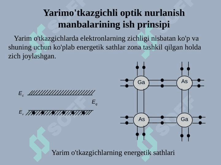 OPTIK SIGNALLARNI UZATUVCHI ELEMENTLAR. Optik signallarni uzatgichlari 4