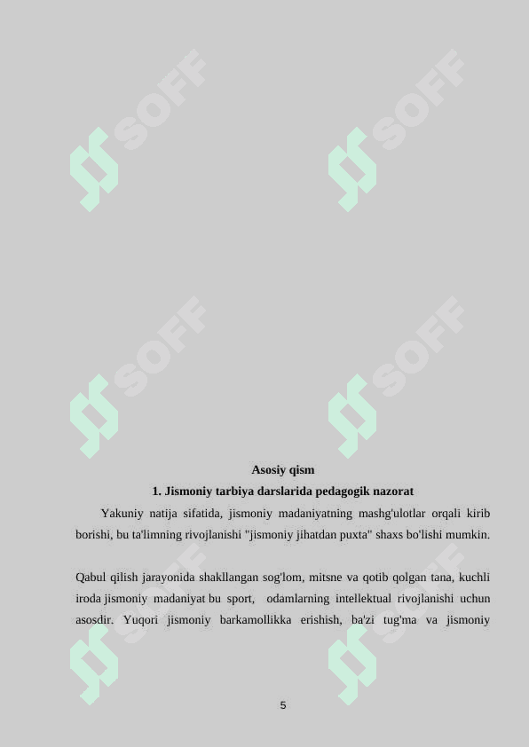Jismoniy tarbiya darsining pegagogik tahlili 5
