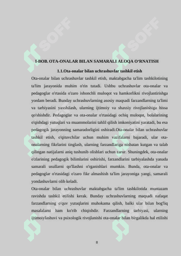 Maktabgacha ta’lim tashkilotida ota-onalar bilan hamkorlik 8