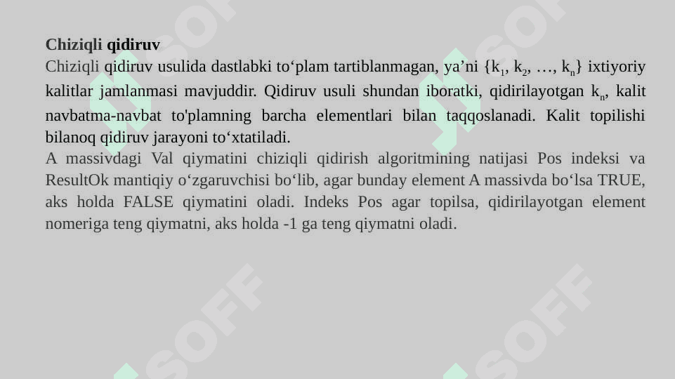 Qidiruv usul va algoritmlarini tadqiq qilish 6