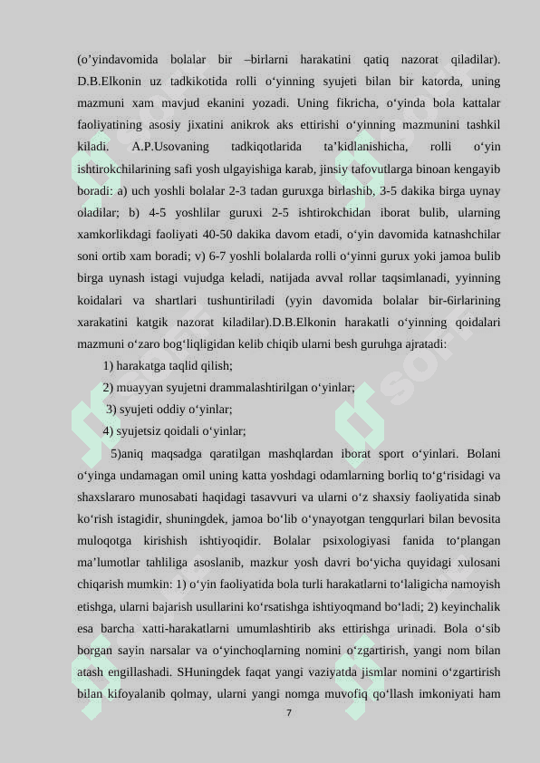 Maktabgacha yoshda psixik taraqqiyotda rolli o‘yinlarning ahamiyati 7