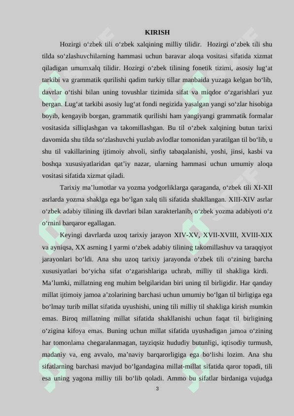 Eski o‘zbek tilining fonetik qurilishiga doir manbalar bilan tanishish 3