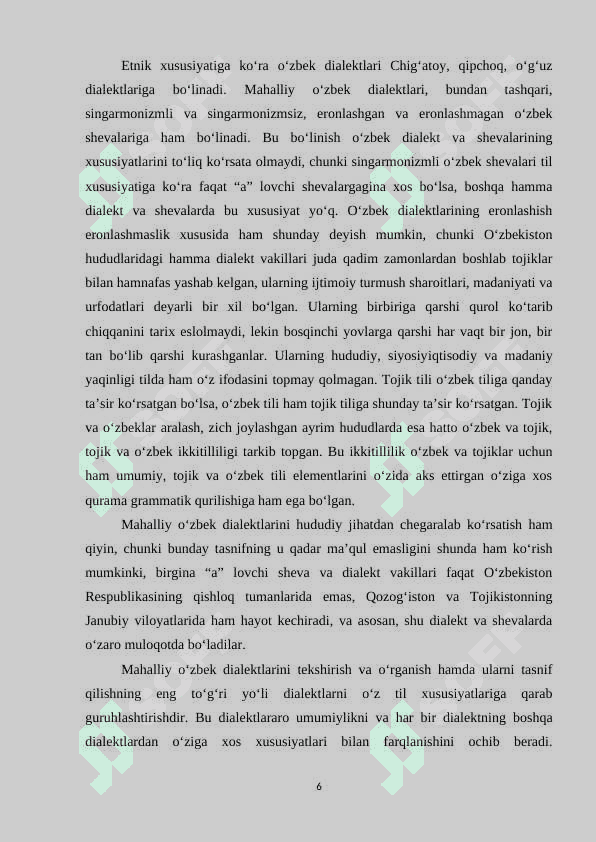 Eski o‘zbek tilining fonetik qurilishiga doir manbalar bilan tanishish 6