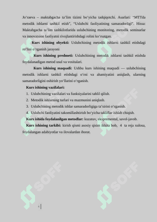 Uslubchining metodik ishlarni tashkil etishdagi roʻli 4