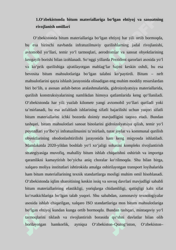 Oʻzbekistonda bitum materiallarini ishlab chiqarish sanoati.docx 2