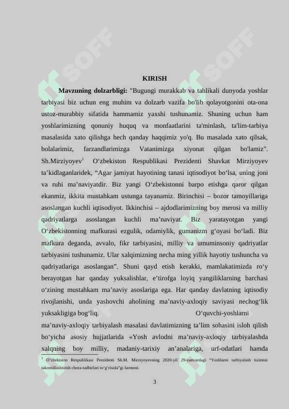 Ma’naviy-axloqiy tarbiyani amalga oshirishda milliy qadriyatlarning o’rni 3