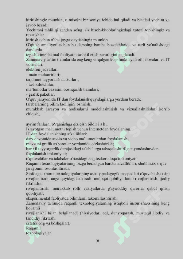 Zamonaviy raqamli texnalogiyalar va uning talimdagi ahamiyati 6