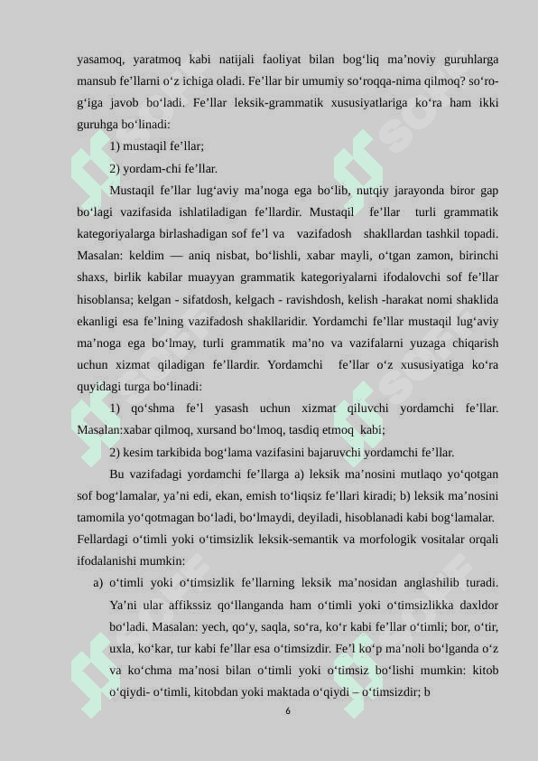 Fe’llarda mayl kategoriyasi va uning ta’lim bosqichlarida o‘rganilishi 6