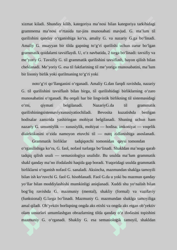 Hozirgi o’zbek adabiy tilining morfologik tarkibi 4
