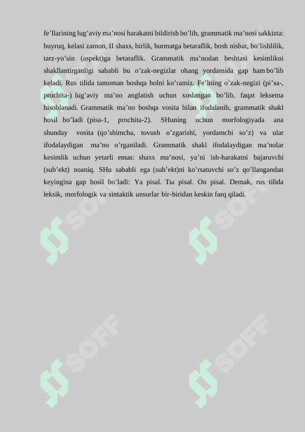 Hozirgi o’zbek adabiy tilining morfologiyasi 8