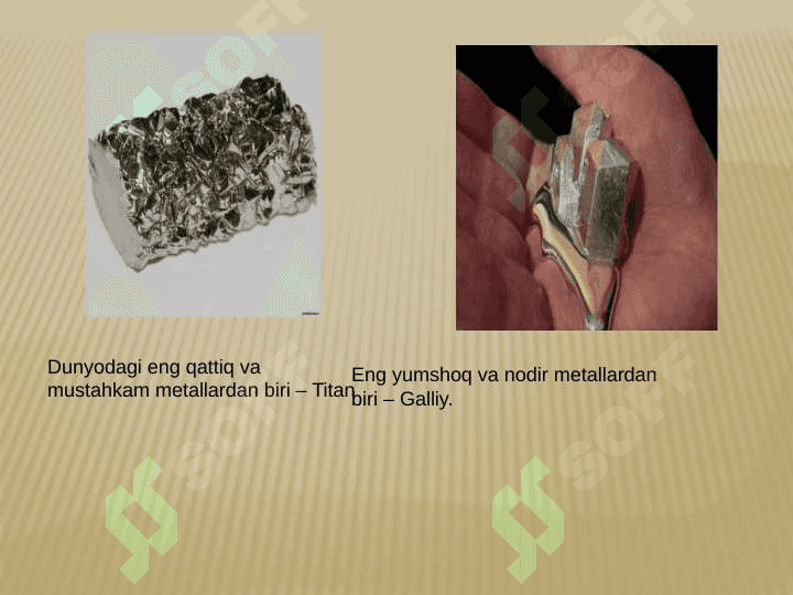 NODIR METALLAR 6