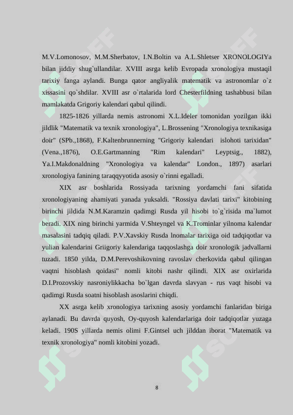 Tarix darslarida xronologik ko'nikmalarni shakllantirish usullari 8