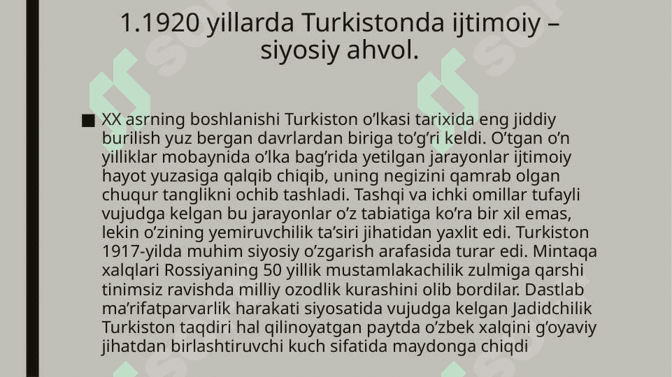 1920-YILLARDA O‘ZBEKISTONDA MAORIF VA MADANIYAT SOHASIDAGI ISLOHOTLAR 6