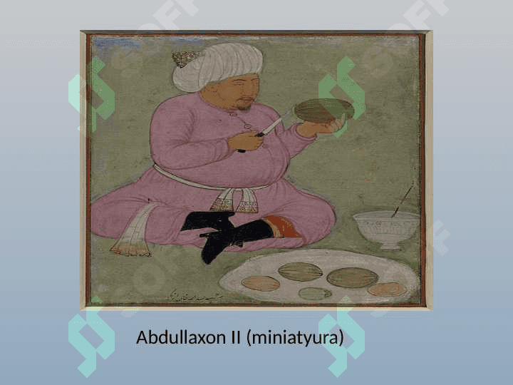 Abdullaxon II va uning davlat faoliyatidagi o'rni. 2