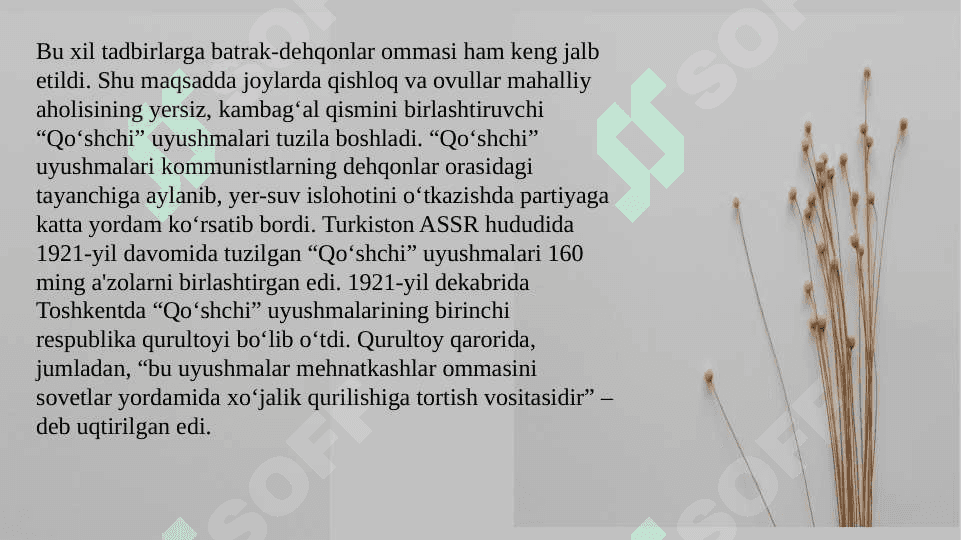 IJTIMOIY – IQTISODIY ISLOHOTLAR VA QULOQLASHTIRISHNING XALQ HAYOTIGA TA’SIRI 8