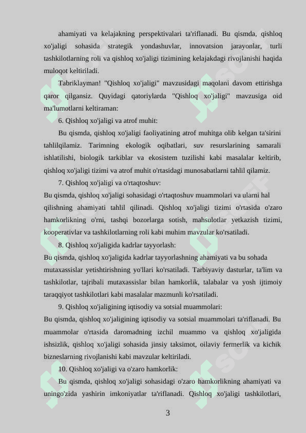 Yer ijarasi va yerdan samrali foydalanish yo'llari 3