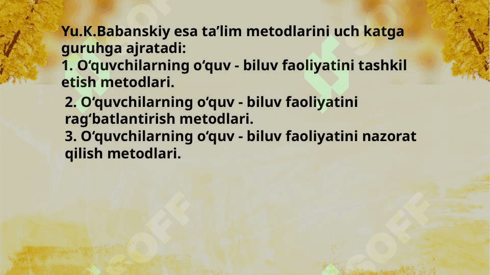 Mavzu:Ona tilini oʻqitish metodikasining tasnifi 5