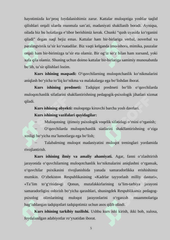 O‘QUVCHILARNI MULOQOT MATNI YARATISHGA O‘RGATISH 4