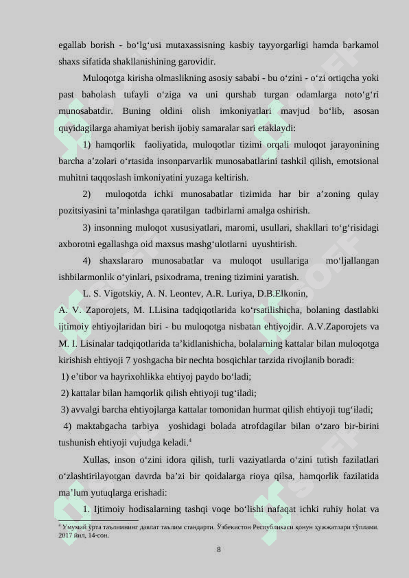 O‘QUVCHILARNI MULOQOT MATNI YARATISHGA O‘RGATISH 7
