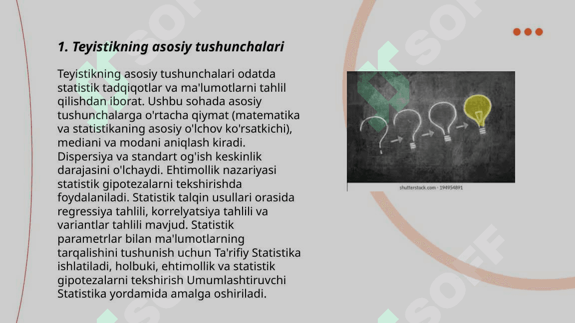 Teyistik evalutsiya nazaryalari 3