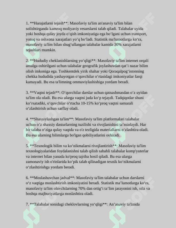 TALIM PLATFORMALARI VA ULARDAN FOYDALANISH 7