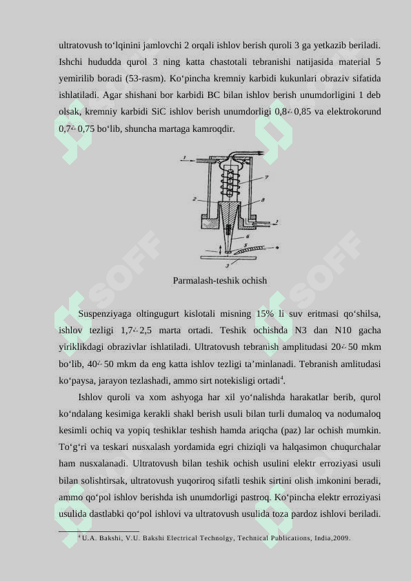 Ultratovush bilan materiallarga ishlov berish 4