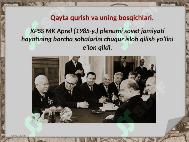 QAYTA QURISH VA UNING NATIJALARI 3