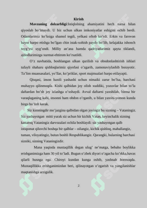 Mustaqillikka erishish arafasida O‘zbekiston Respubliksidagi siyosiy ahvol 2