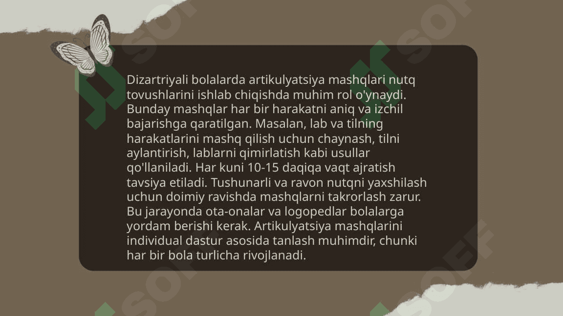 Dizartriyali bolalarda artikulyatsiya buzulishlari 7